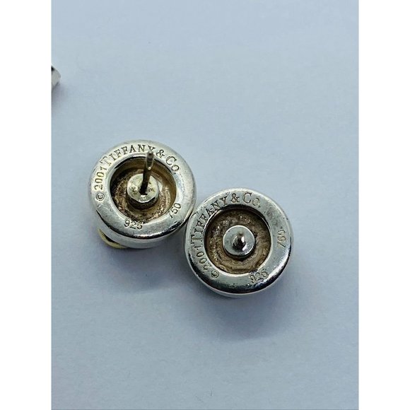 Tiffany & Co. Etoile Ball Earrings Sterling 18K Gold Tourmaline Sapphire Peridot - Picture 9 of 11